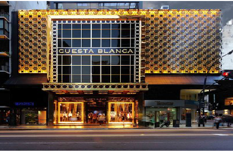 盐亭门头设计与商业空间的纽带。