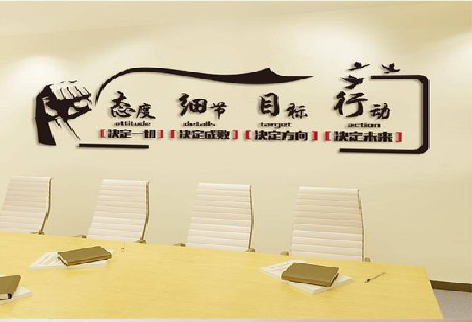 盐亭企业文化墙主要展示什么？