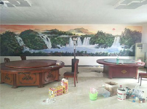 盐亭墙绘-写实风景