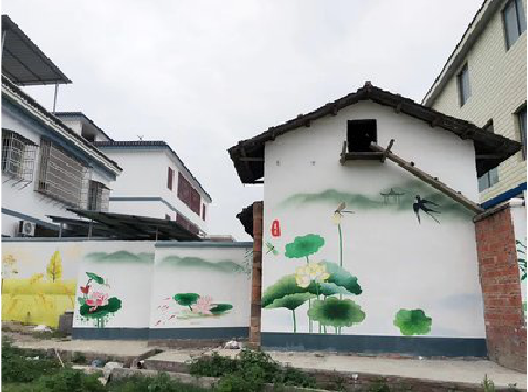 盐亭室外墙绘-从选材到保养。