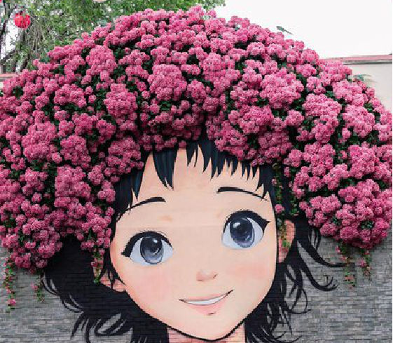 盐亭墙体彩绘-网红墙打卡