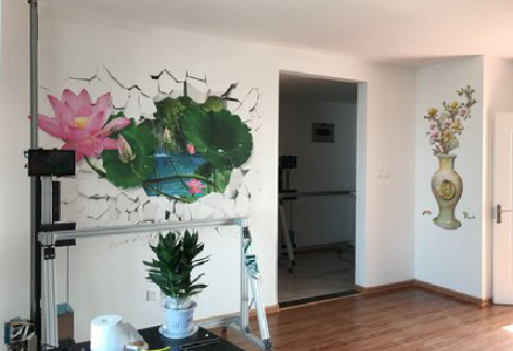 盐亭墙体彩绘相比墙纸的优势。