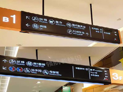 盐亭如何通过商场标识牌引导客流分布？